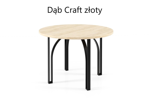 NASTRO – okrągły stolik kawowy w stylu loftowym